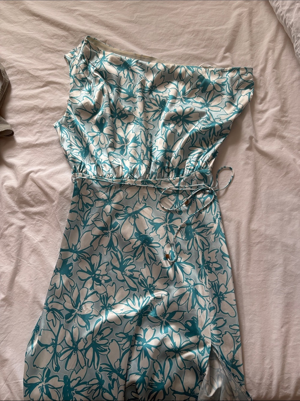Midi off shoulder dress